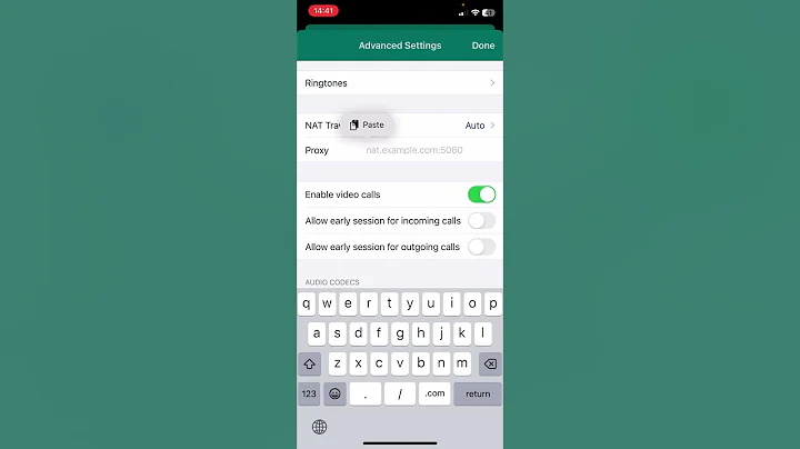 Setup SIP user cu full encryption pt asterisk - Acrobits Softphone TLS SRTP - centraletelefonice.ro