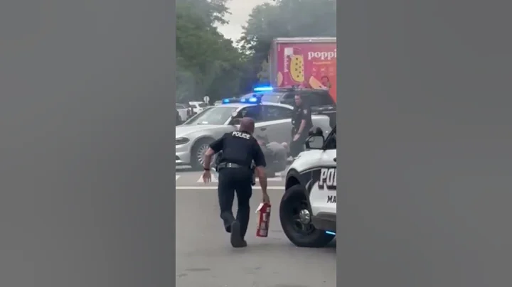 Multi-county police pursuit ends in fiery car crash, arrest in Maumee, Ohio