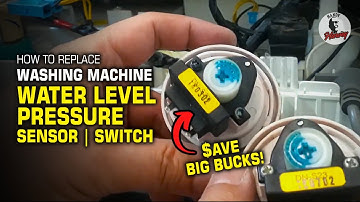 Washing Machine Repair | How to Replace Water Level Pressure Sensor/Switch #samsung #diyrepair