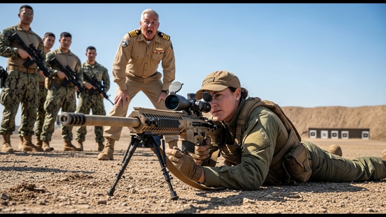 SEAL Admiral Mocked the Female Sniper — Until She Broke Down the M107 and Nailed a 2,800-Meter Shot