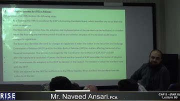 CAF 5   Sir Naveed Ansari   Lecture 66