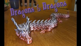 Pink/Lilac Dragon 3D Print Time-lapse - Elegoo Neptune 3 Pro