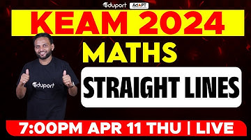 KEAM 2024 - Maths | Straight Lines | Eduport KEAM