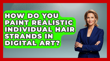 How Do You Paint Realistic Individual Hair Strands In Digital Art? - The Virtual Art Desk