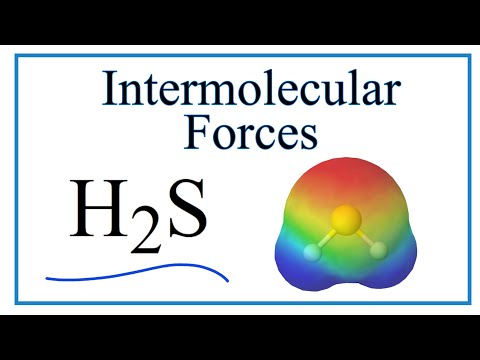 Vidéo: Forces intermoléculaires dans le sulfure d'hydrogène ?