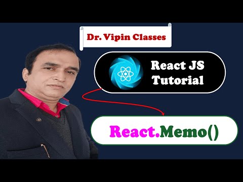 React Tutorial #36 React.memo for Render Optimization in React | Dr Vipin Classes