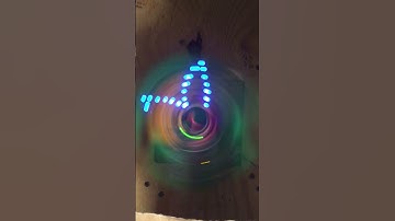 LED POV (Persistence of Vision) Flower