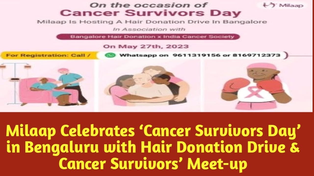 MILAAP IS HOSTING A HAIR DONATION DRIVE IN BANGALORE YouTube