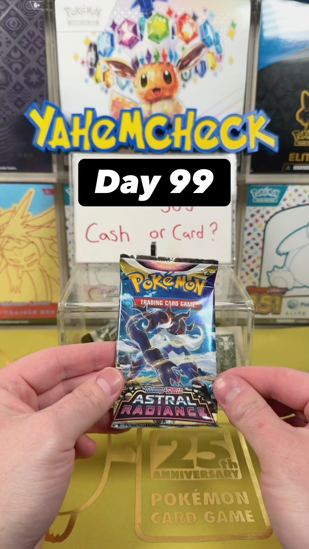 Day 100: Opening 1 pack of Pokemon cards EVERYDAY for a year