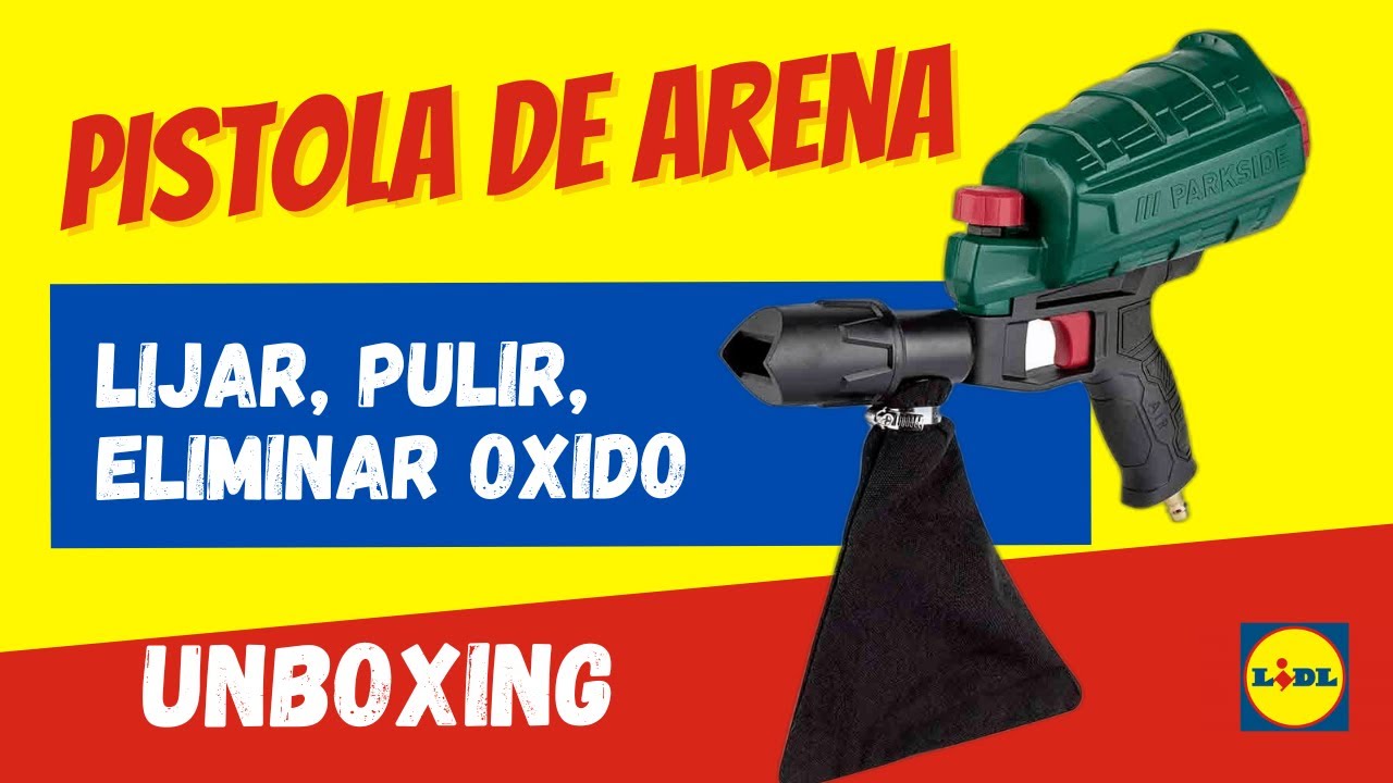 Pistola de chorro de arena