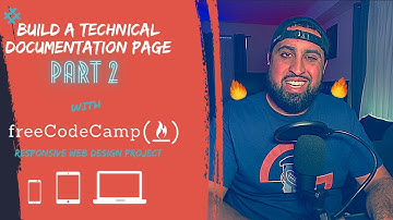 Build a Technical Documentation Page with freeCodeCamp(🔥) [Part 2️⃣]