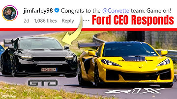 Corvette ZR1X Beats Ford Mustang GTD at Nürburgring—Ford CEO Responds