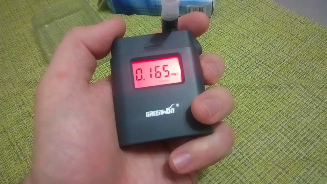 Бюджетный алкотестер с Али Экспресс. - YouTube