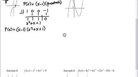 PF #7A How to Find the Zeros of a Polynomial Ex 1