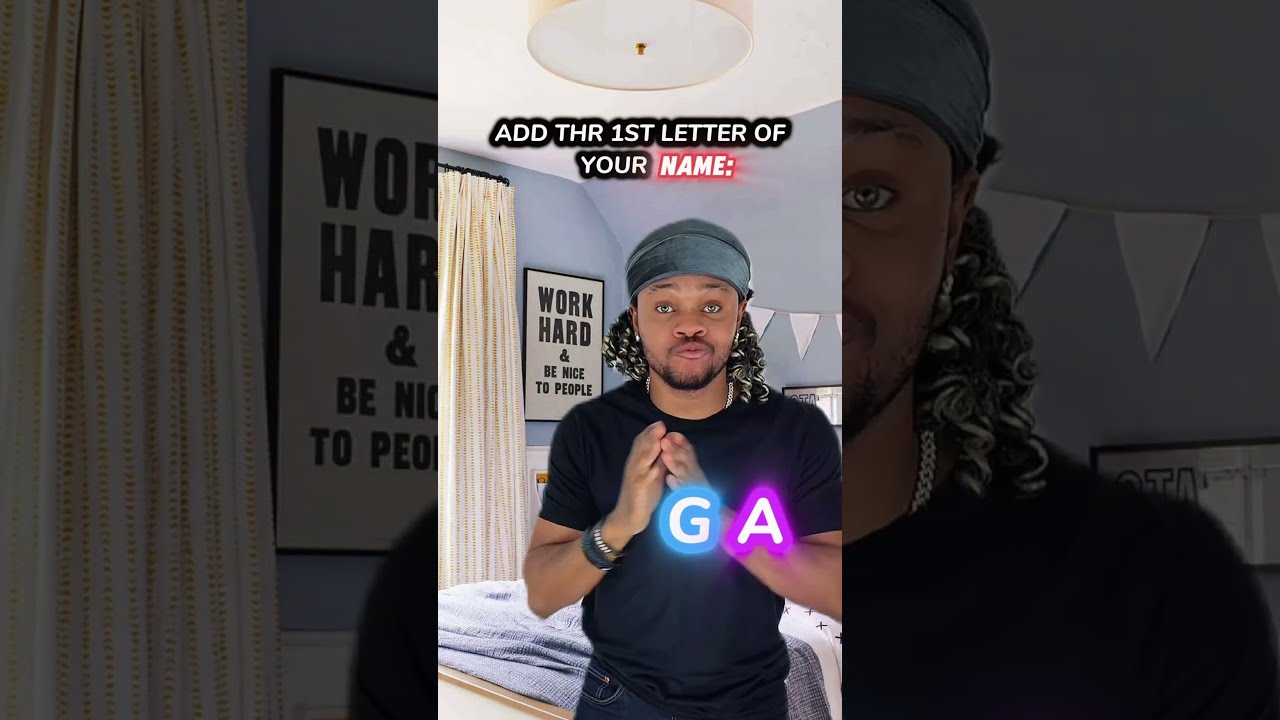 Add The First Letter Of Your Name