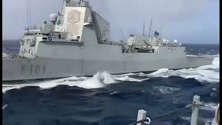 Spanish Frigate Alvaro De Bazan In Exercise Formidable Shield Nato