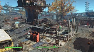 Fallout 4: Wasteland Starlight Drive-In. Pt. 5. Rec-Deck area and Overlook Shack. (pc/mods)