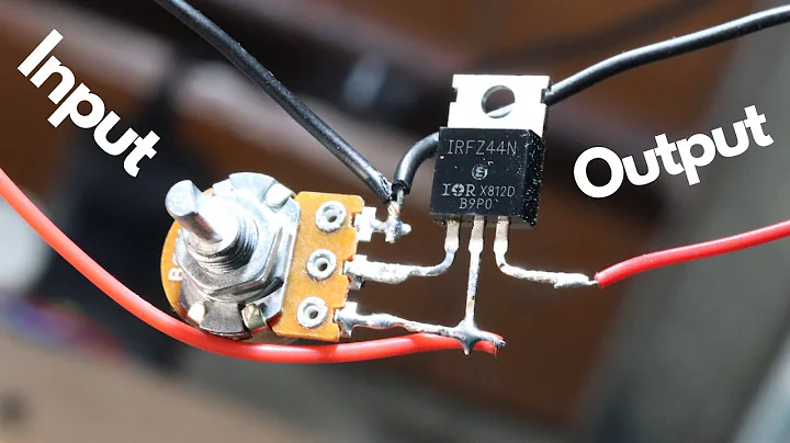 How To Make Simple DC Motor Speed Controller Circuit