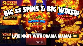 Details SPINQUEST BIG $ SPINS & BIG $ WINS!  Drama and Texas Slot Moma, late night fun! Update