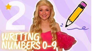 WRITING NUMBERS 0-9 - NUMBER FORMATION BARBIE INSPIRED 🎀