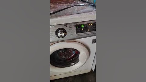 LG front load washing machine DE error code find