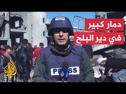 غارة إسرائيلية مفاجئة تدمر منزلا في دير البلح وسط قطاع غزة