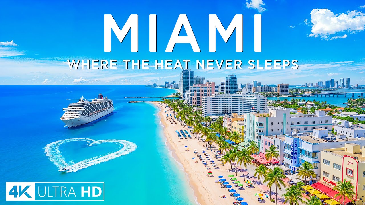 [4K] Miami 2026 🇺🇸 Iconic Skyline, Tropical Beaches & Vibrant City Energy