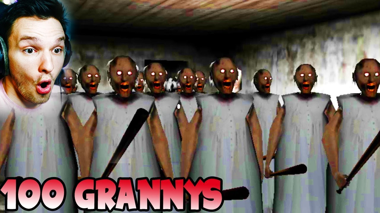 100 GRANNYS IN EINEM ZIMMER SIND SO KRANK (MODS) !! | Granny