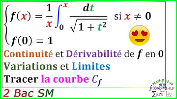 Etude de fonction définie par une intégrale - Calcul Intégrale - 2 Bac SM - [Exercice 24]