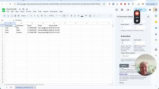 Quick Suite direct google sheets Integration &amp; updated customer filter