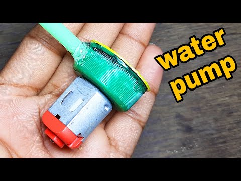 How to make mini water pump at home | High speed mini water pump | Science