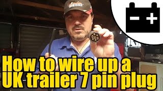 How to wire up a UK trailer lighting plug #1947