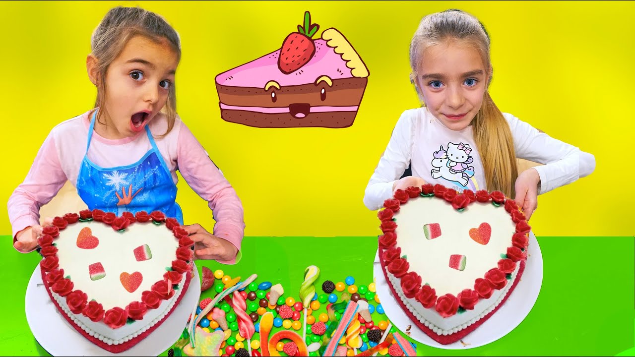 Las Ratitas Claudia y Gisele hacen un pastel sorpresa para Sant Valentin