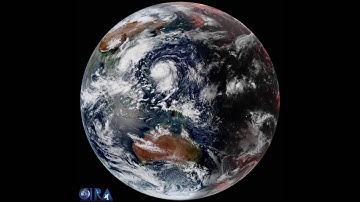 October 2016 Full Disk Himawari-8 Imagery Timelapse