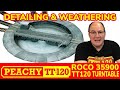 Weathering &amp; detailing the Roco 35900 TT 1:120 scale turntable. @HornbyModelRailways #roco
