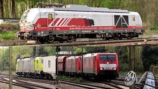 Trainspotting #1123 - 4k60 - Tripple Zugbegegnung / Überholung 2x#BR189 / AlphaTrains und BR248 005