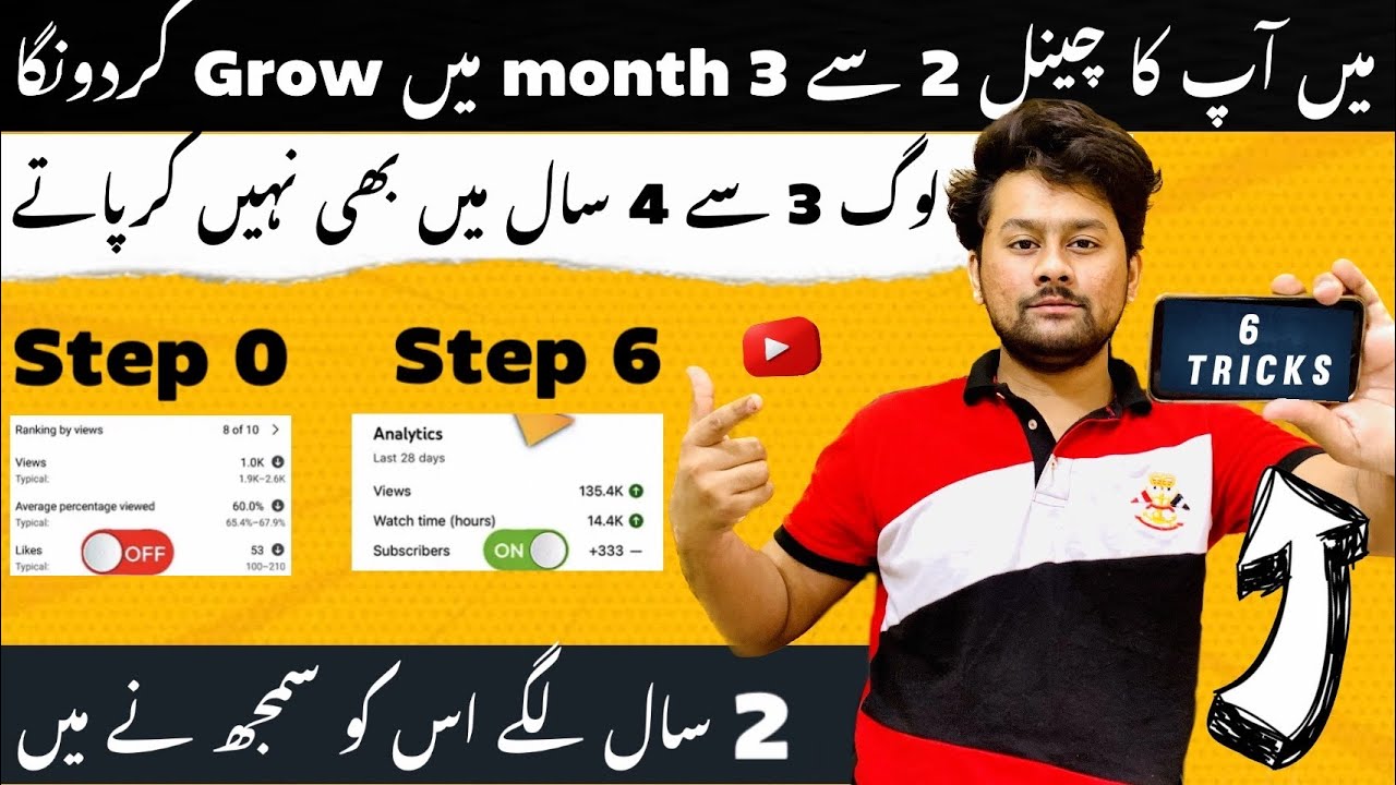 How to Grow YouTube Channel Fast in 2023 | 6 steps only | 100% working ...