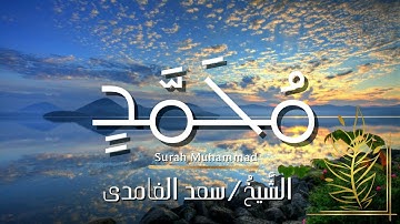 سورة محمد / المصحف المرتل / الشيخ سعد الغامدي /  Surah Muhammad / Sheikh Saad Al-Ghamdi