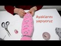 DIY Eski Çoraptan Kolay Oyuncak Bez Bebek Nasıl Yapılır ? #oyuncak #bebek