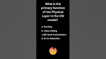 CompTIA Network+ N10-008 Practice Questions. What  is the Purpose of OSI Layer 1. OSI Model Practice