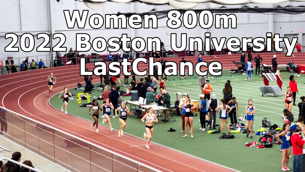 Women 800m run Boston University Last Chance YouTube