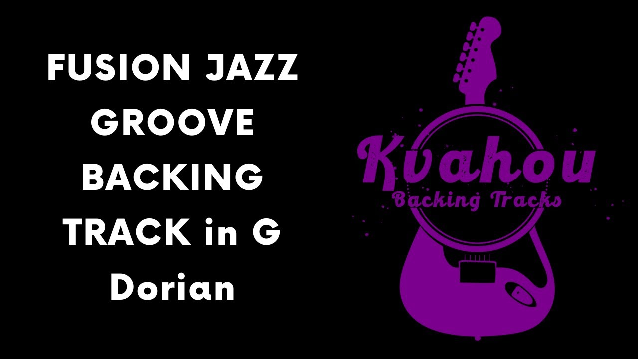 Fusion Jazz Groove Backing Track in G Dorian