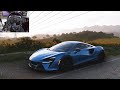 Mclaren artura  forza horizon 5  thrustmaster tx gameplay