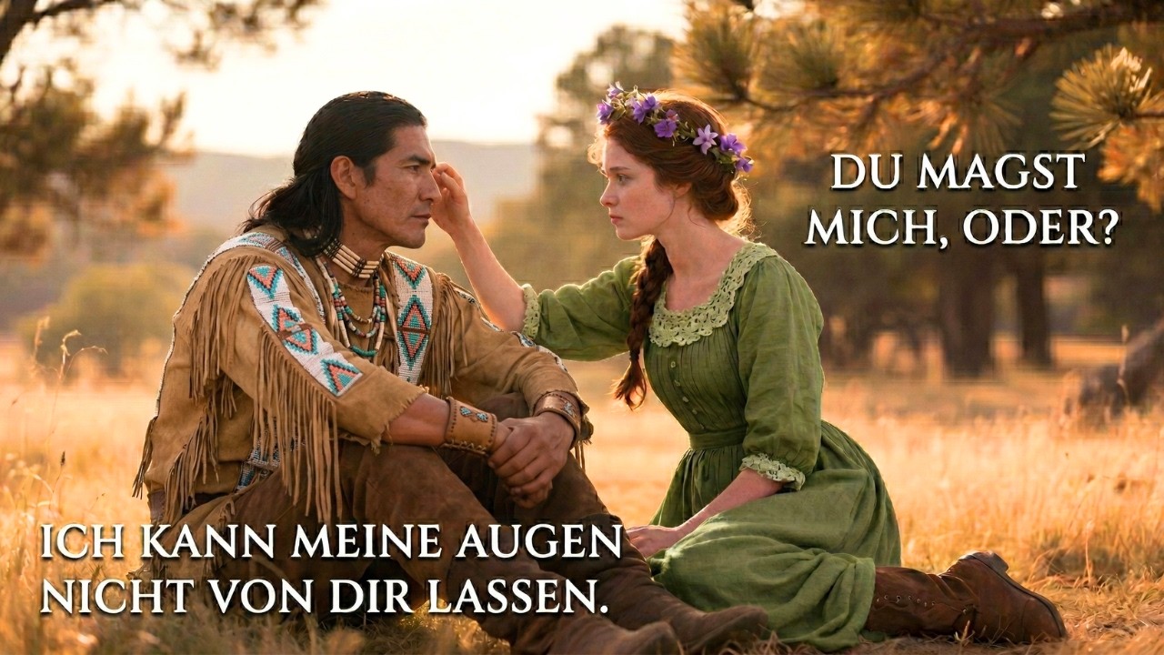 „Du magst mich oder“ flüsterte sie. Der Apache lächelte: „Ich kann meine Augen nicht von dir lassen“