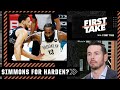 JJ Redick would 'LOVE' a Ben Simmons-James Harden trade | First Take