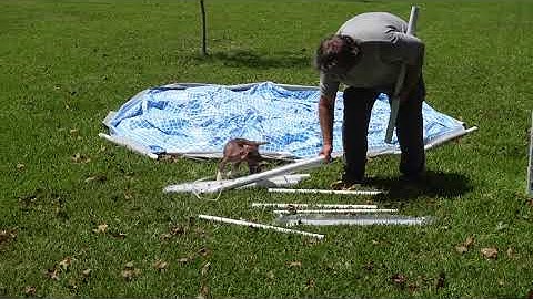 Intex Prism Frame 10ft x 30in Premium Pool Unboxing and assembly.