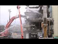 Excavator CAT 374 F UHD and Hitachi 870 LCR  #2 Demolition site (by Ernst, time lapse)