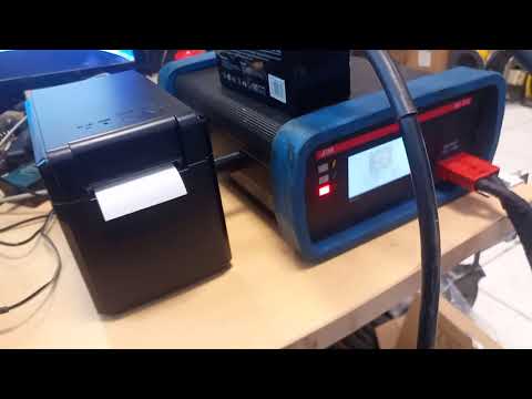ATEQ bc512 battery charger + Gprinter gp-2120