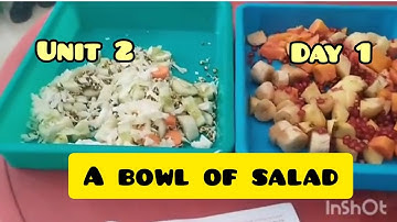Term2 Unit2/ Fruits and vegetables/Day 1/A bowl of salad/English Ennum Ezhuthum