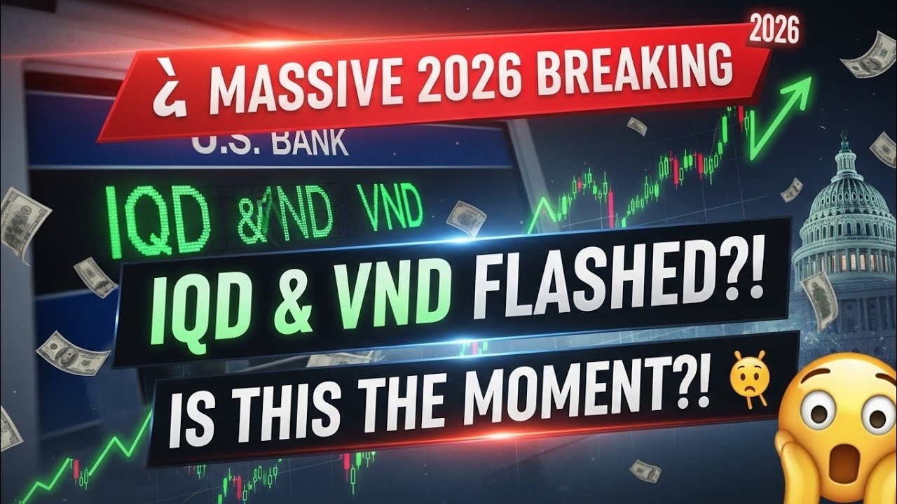 🚨 MASSIVE 2026 BREAKING: IQD & VND FLASH on U.S. Bank Screens! Is This the Moment?! 💵🔥